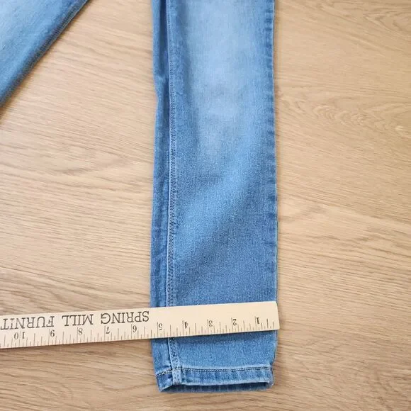 Curve Appeal Jeans Women 8 Blue Skinny Mid Rise Medium Wash Stretchy Denim 29x27 - Picture 8 of 11